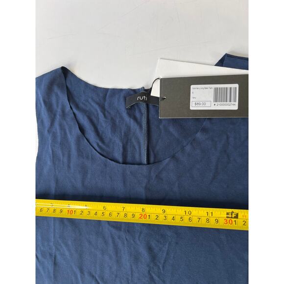 Designer RUTI Navy Nola Long Basic Tank Size 14 (Ruti Size 5) NWT - Picture 9 of 10
